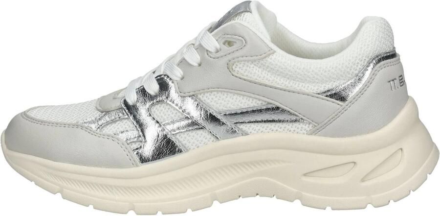 TT. BAGATT Sneakers laag lichtgrijs zilver wit - Foto 6