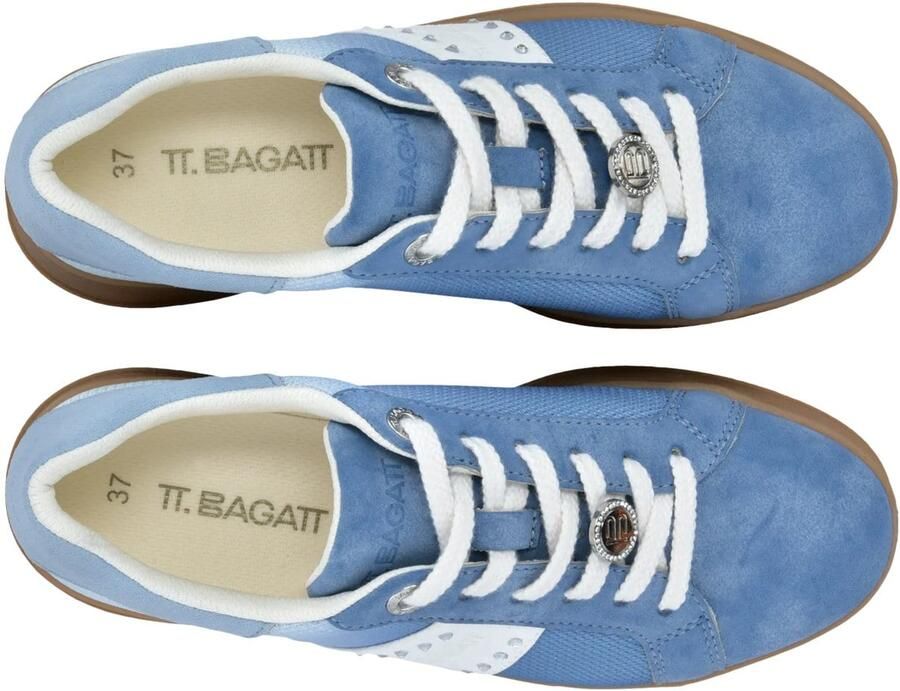 TT. BAGATT Sneakers laag opaal lichtblauw wit - Foto 2