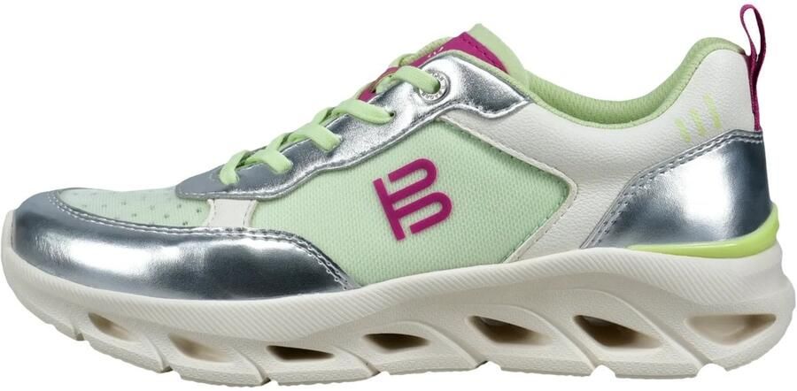 TT. BAGATT Sneakers laag pastelgroen bessen zilver wit - Foto 5