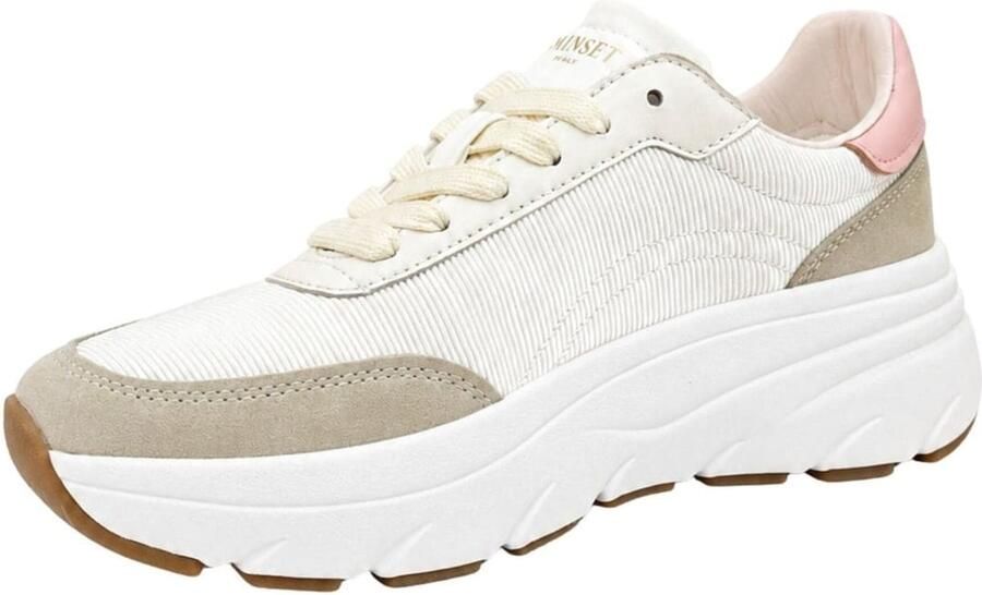 Twinset Sneakers laag 'fabric sneakers with floral embroidery' wit - Foto 5