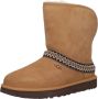UGG CLASSIC SHORT CRESCENT W SnowbootsGevoerde laarzenDames laarzen Cognac - Thumbnail 2