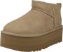 UGG CLASSIC ULTRA MINI PLATFORM W Volwassenen Gevoerde laarzenSnowbootsDames laarzen Wit beige - Thumbnail 7