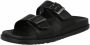 UGG M Wainscott Buckle Slide Slippers Heren Zwart - Thumbnail 3