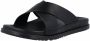 UGG Slippers Heren M Wainscott Slide Maat: 42 Materiaal: Leer Kleur: Zwart - Thumbnail 5