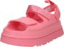 UGG Plateausandalen Goldenglow zomerschoen strandschoen plateausandaal met klittenbandsluitingen - Thumbnail 4