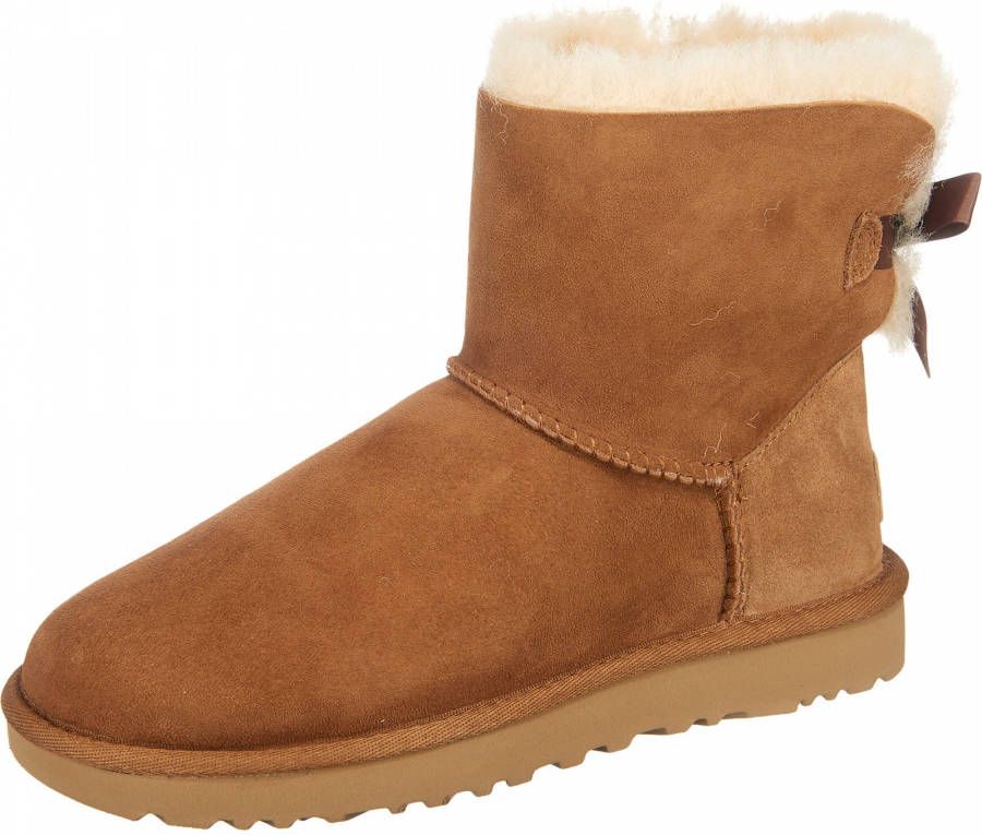 Ugg Dameslaarzen van omgekeerd schapenleer en suède voor herfst winter Beige Dames - Foto 11