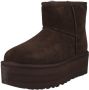 UGG Vachtlaarzen Dames W Classic Mini Platform Maat: 41 Materiaal: Suède Kleur: Bruin - Thumbnail 2