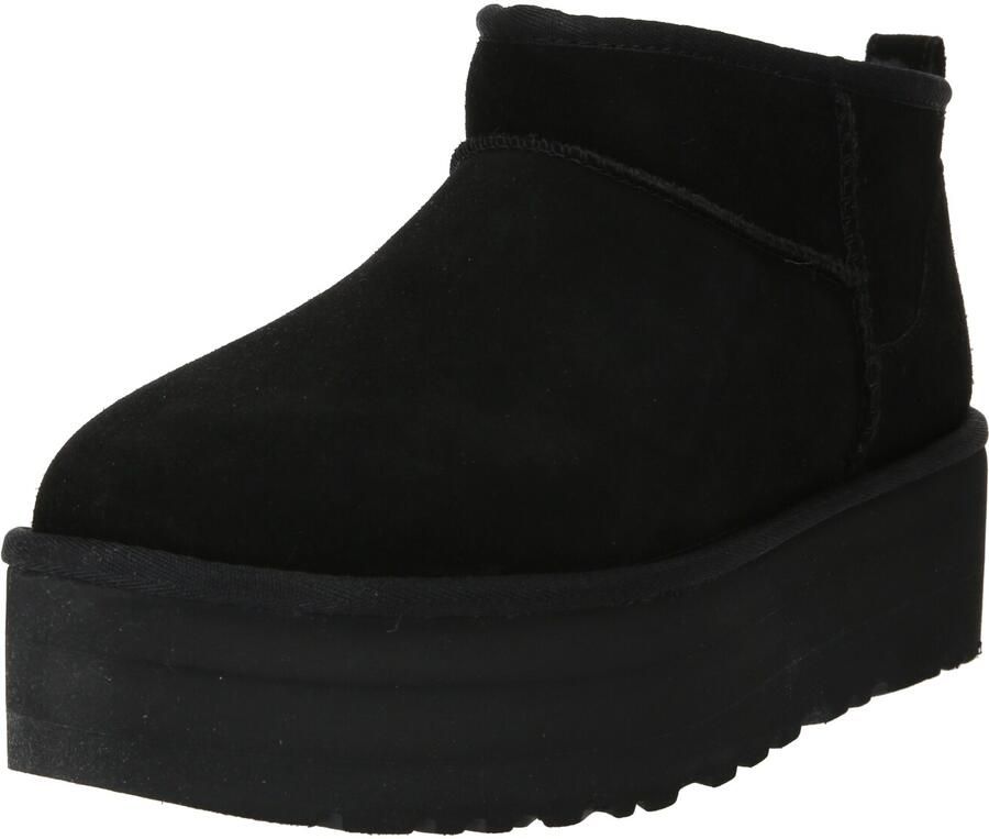 UGG Vachtlaarzen Dames W Classic Ultra Mini Platform Maat: 41 Materiaal: Suède Kleur: Zwart - Foto 15