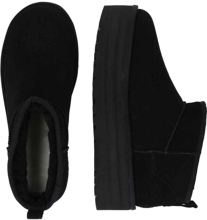 UGG Vachtlaarzen Dames W Classic Ultra Mini Platform Maat: 41 Materiaal: Suède Kleur: Zwart - Foto 14