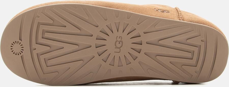 UGG Schapenvacht Instap Sandalen Kastanjebruin - Foto 8
