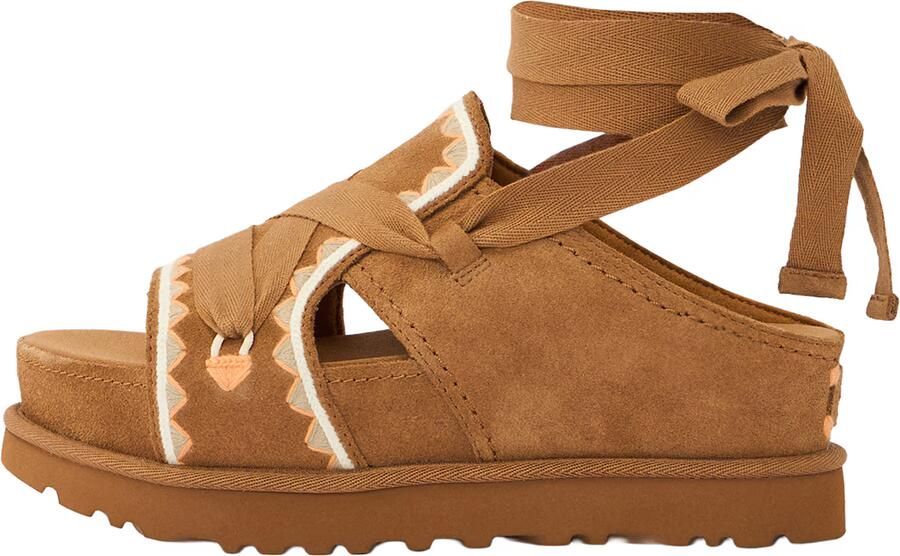 Ugg Sandalen met sleehak Goldenstar Hi Artistitch Slide Chestnut Multi - Foto 2