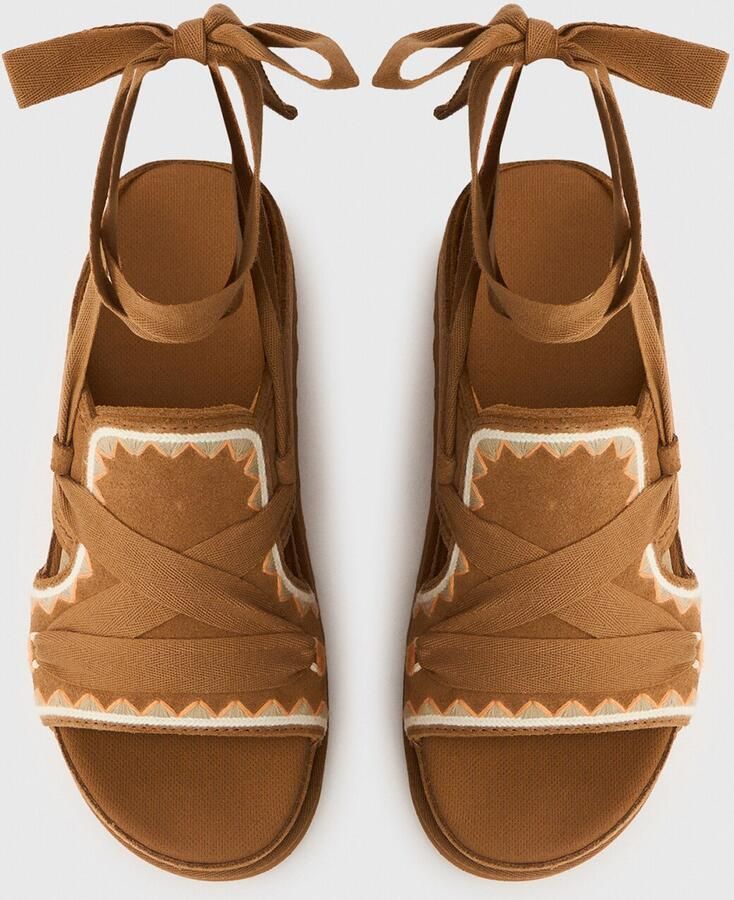 Ugg Sandalen met sleehak Goldenstar Hi Artistitch Slide Chestnut Multi - Foto 3