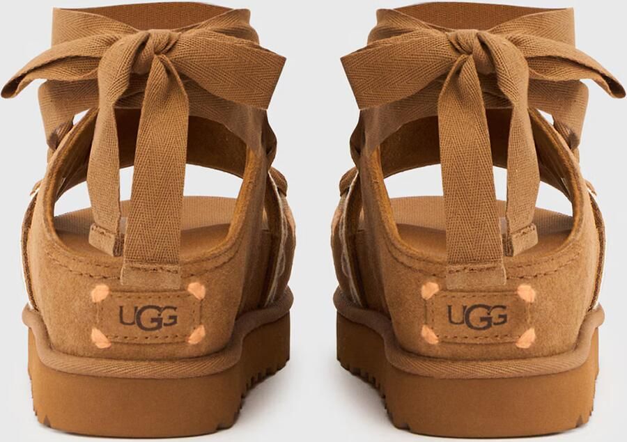 Ugg Sandalen met sleehak Goldenstar Hi Artistitch Slide Chestnut Multi - Foto 5
