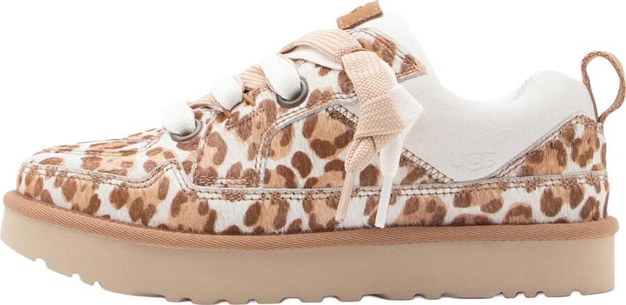 UGG Sneakers laag 'Lo Lowmel Plains' bruin cappuccino wit - Foto 4