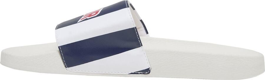 Unfair Athletics Muiltjes 'Azzuro' donkerblauw rood wit