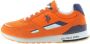 U.s. Polo Assn. Oranje Polyester Sneaker met Contrasterende Details - Thumbnail 2