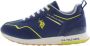 US Polo Assn U.S. POLO ASSN. Tabry 002 Heren Sneakers Schoenen Blauw BLU006 - Thumbnail 2