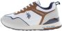 US Polo Assn U.S. Polo Assn. Tabry 002 Heren Sneakers Schoenen WHI-CUO01 - Thumbnail 3