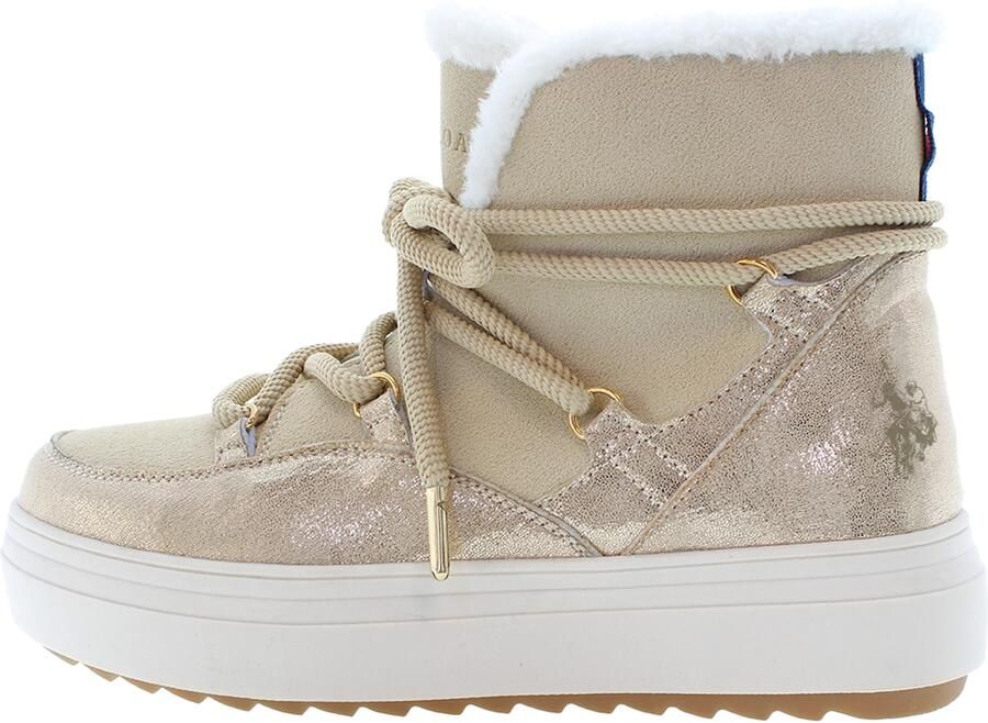 U.S. POLO ASSN. Boots beige goud