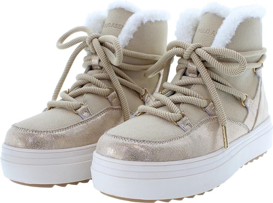 U.S. POLO ASSN. Boots beige goud - Foto 5
