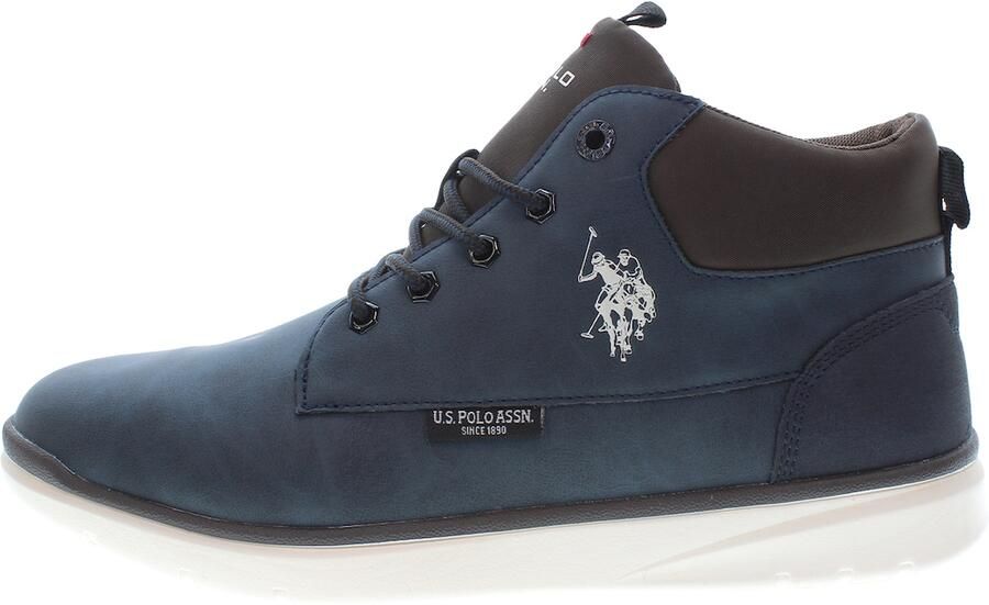 U.S. POLO ASSN. Boots donkerblauw donkerbruin wit