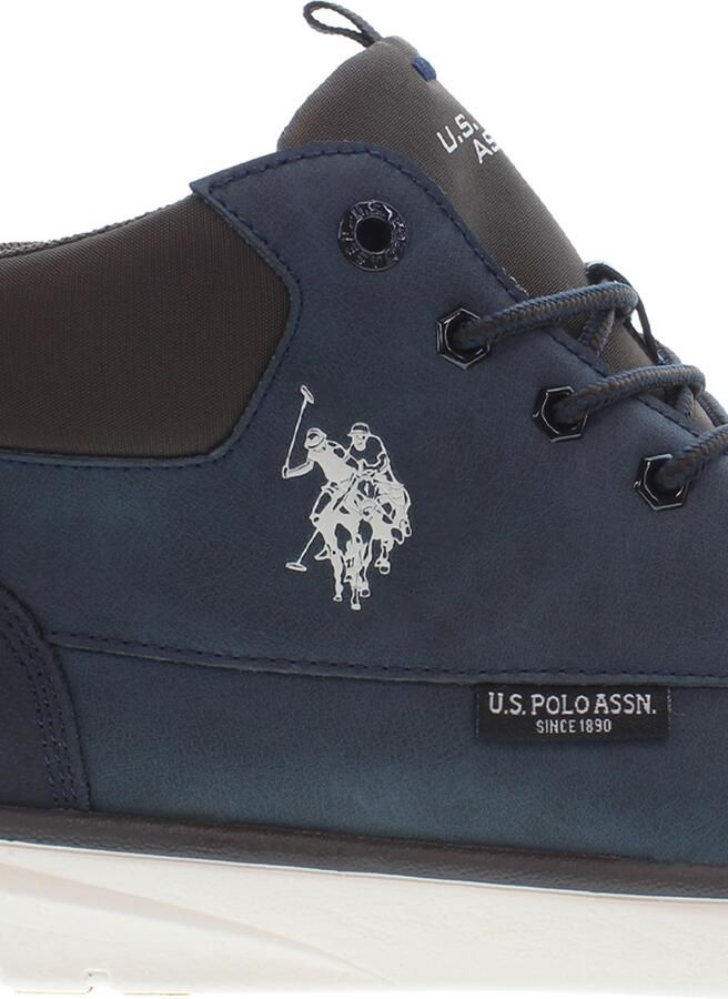 U.S. POLO ASSN. Boots donkerblauw donkerbruin wit - Foto 3