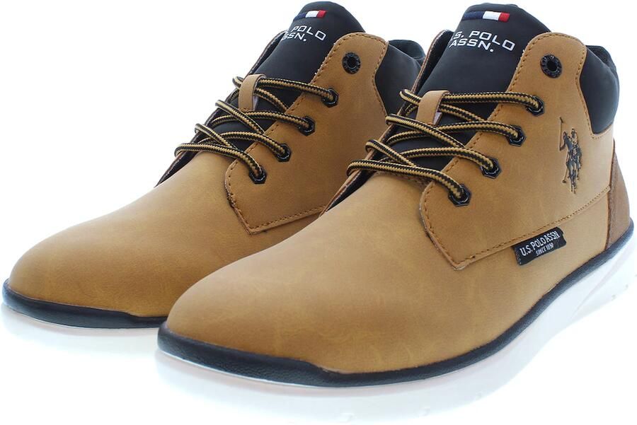 U.S. POLO ASSN. Boots karamel lichtbruin zwart - Foto 4