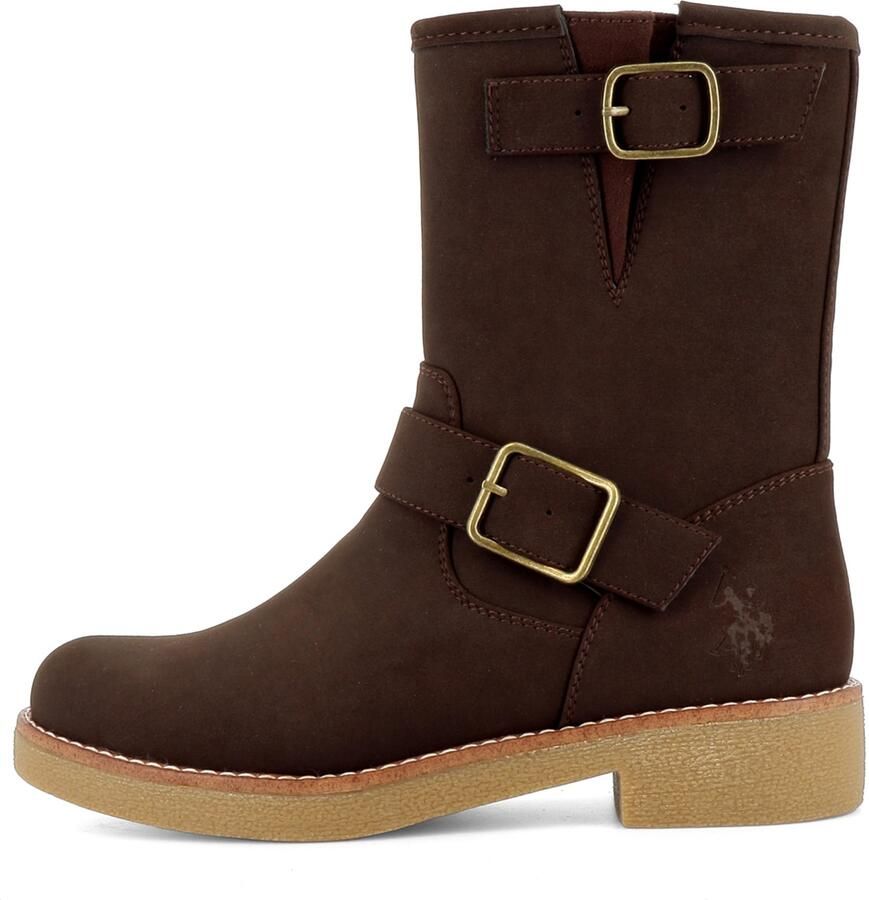 US POLO ASSN. Boots 'Maggie' donkerbruin