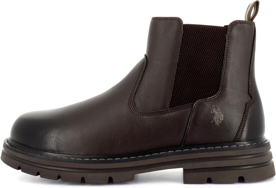 US POLO ASSN. Chelsea boots 'Berny' donkerbruin