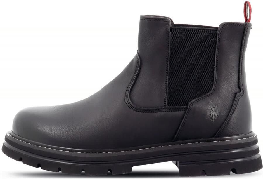 US POLO ASSN. Chelsea boots 'Berny' zwart