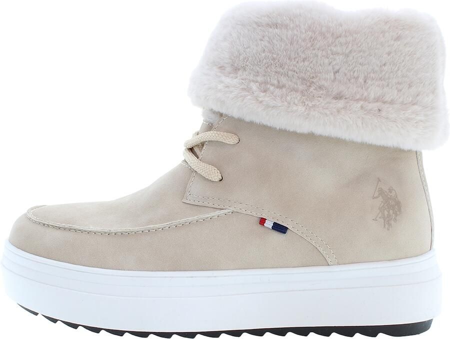 U.S. POLO ASSN. Enkellaarsjes beige