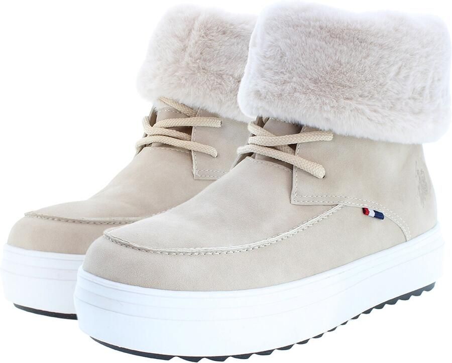 U.S. POLO ASSN. Enkellaarsjes beige - Foto 3