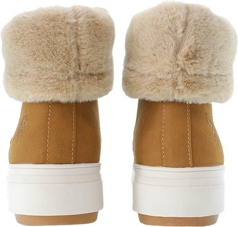 U.S. POLO ASSN. Enkellaarsjes 'ICY001WDHF1' crème camel wit - Foto 4
