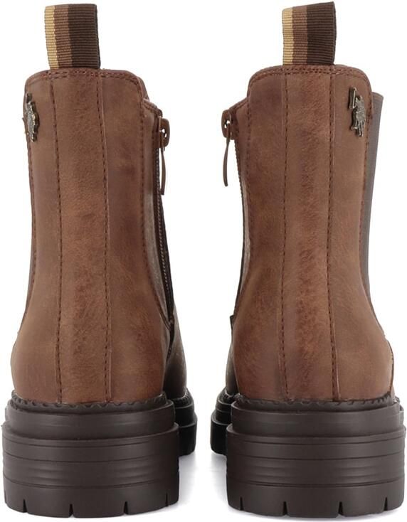 US POLO ASSN. Enkellaarsjes 'Nikita' cognac - Foto 5