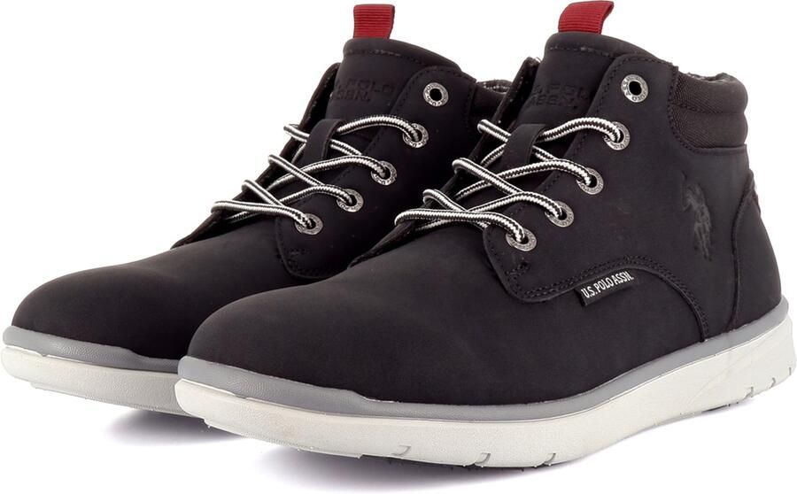 US POLO ASSN. Sneakers hoog 'Ygor' zwart - Foto 4
