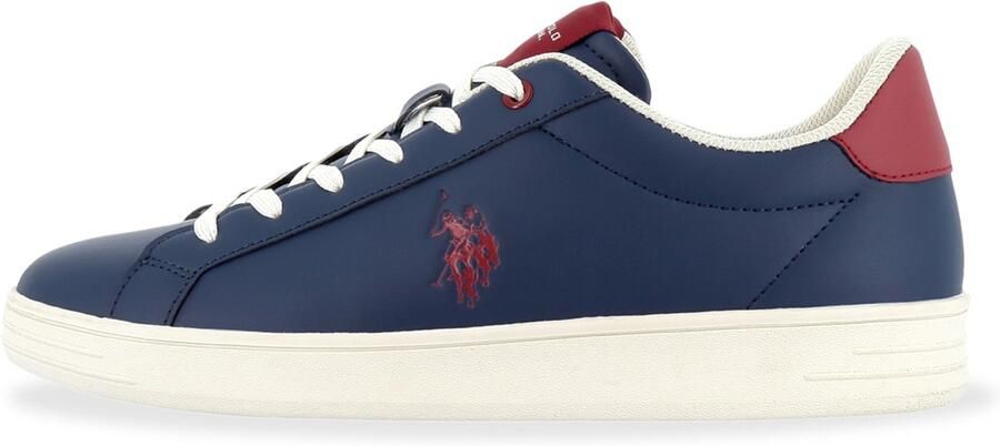 US POLO ASSN. Sneakers laag 'Alpha' navy rood
