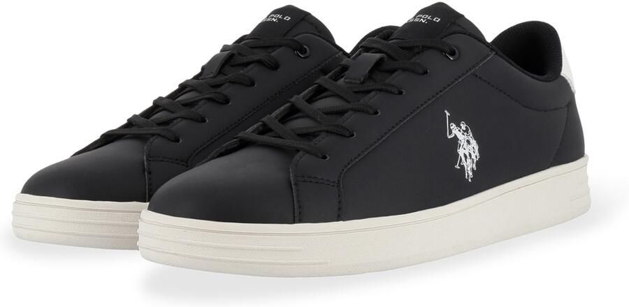 US POLO ASSN. Sneakers laag 'Alpha' zwart offwhite - Foto 4