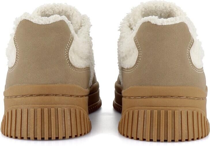 US POLO ASSN. Sneakers laag 'Amber' donkerbeige natuurwit - Foto 5
