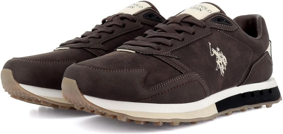 US POLO ASSN. Sneakers laag 'April' donkerbruin - Foto 5