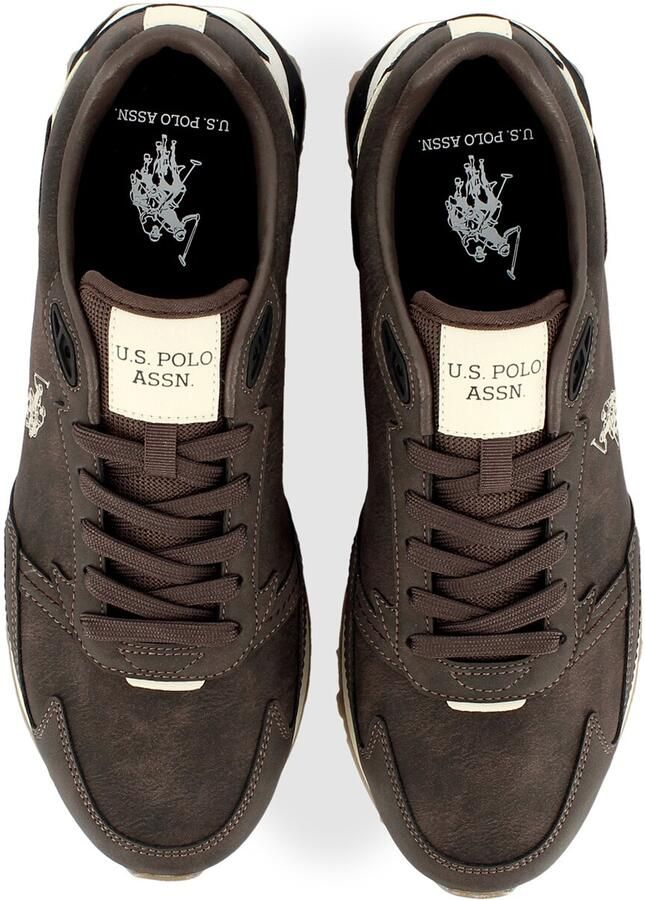 US POLO ASSN. Sneakers laag 'April' donkerbruin - Foto 4