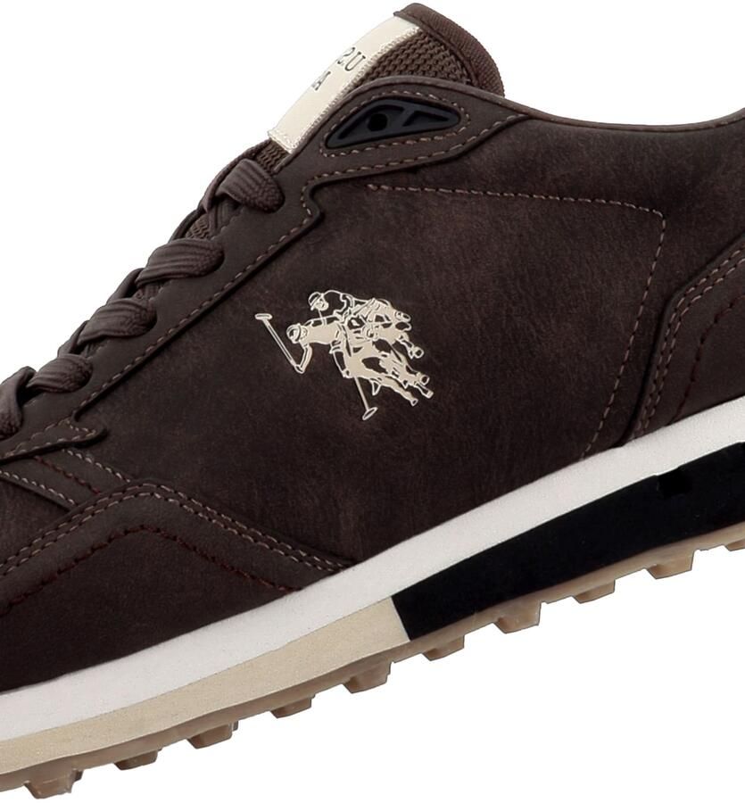 US POLO ASSN. Sneakers laag 'April' donkerbruin - Foto 3