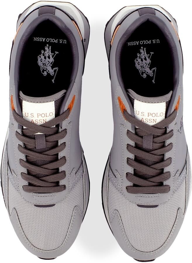 US POLO ASSN. Sneakers laag 'April' grijs aardetinten - Foto 2