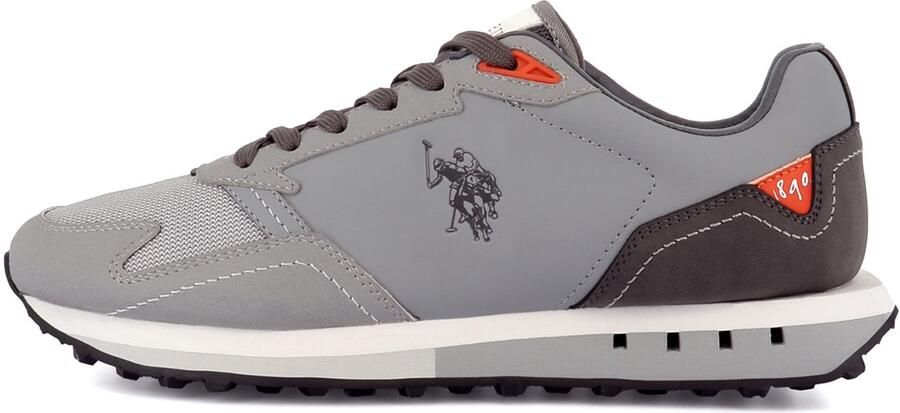 US POLO ASSN. Sneakers laag 'April' grijs aardetinten - Foto 4