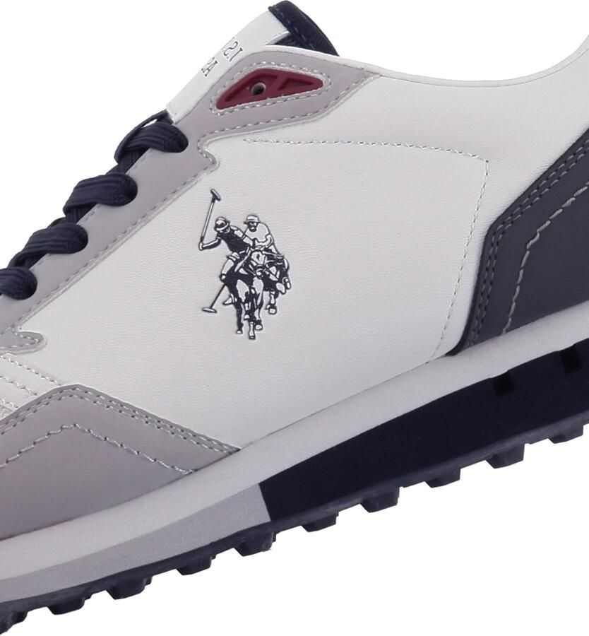US POLO ASSN. Sneakers laag 'April' marine grijs wit - Foto 2