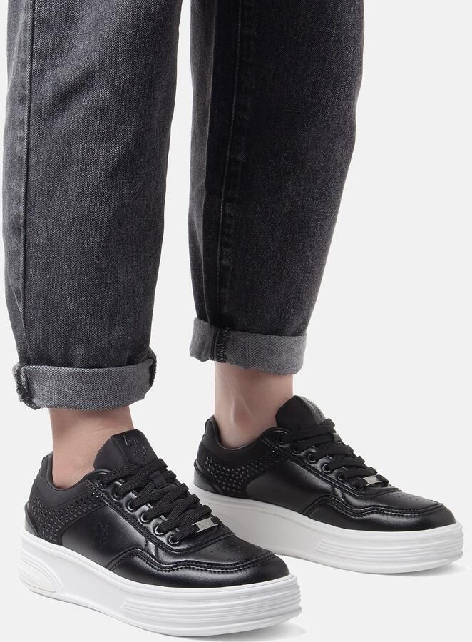 U.S. POLO ASSN. Sneakers laag 'ASUKA009W 5YN1' zwart - Foto 2
