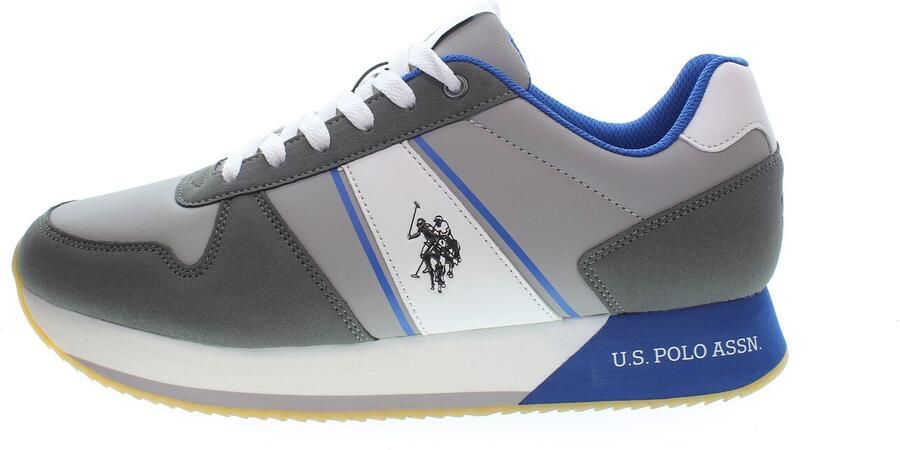 U.S. POLO ASSN. Sneakers laag 'Balbil002' blauw grijs donkergrijs wit
