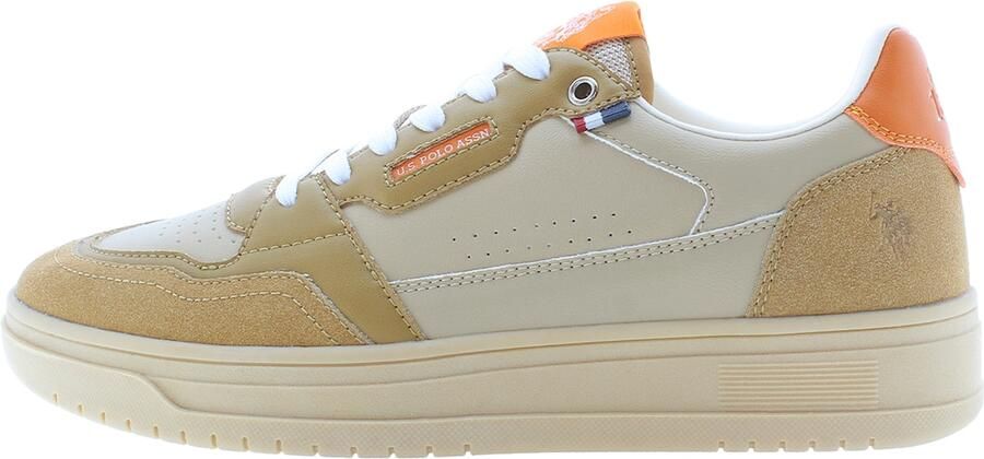 U.S. POLO ASSN. Sneakers laag beige lichtbruin
