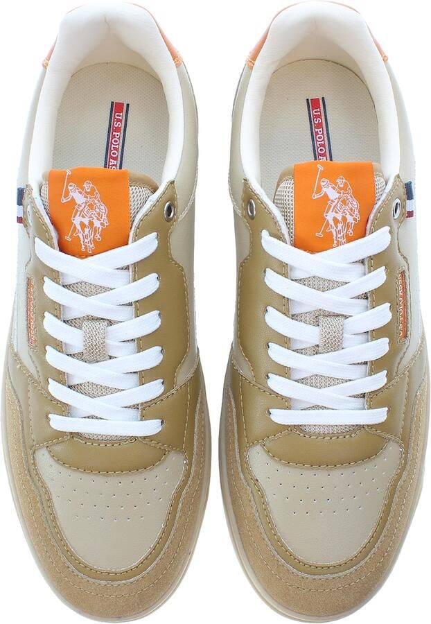 U.S. POLO ASSN. Sneakers laag beige lichtbruin - Foto 3