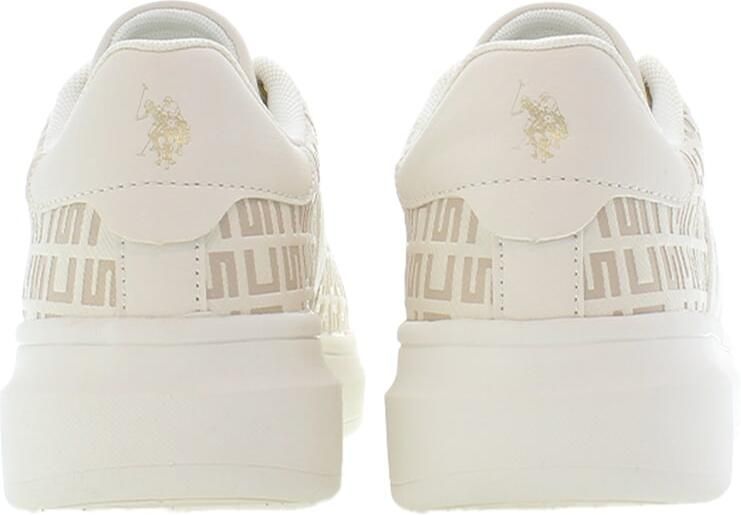U.S. POLO ASSN. Sneakers laag beige lichtbruin wit - Foto 4