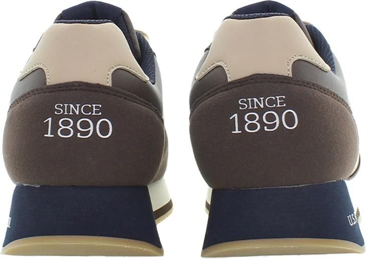 U.S. POLO ASSN. Sneakers laag beige marine donkerbruin wit - Foto 5
